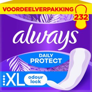 Always Daily Protect Inlegkruisjes Extra Long 4×58 stuks