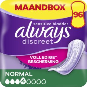 Always Discreet Inlegverband Normal – 96 stuks