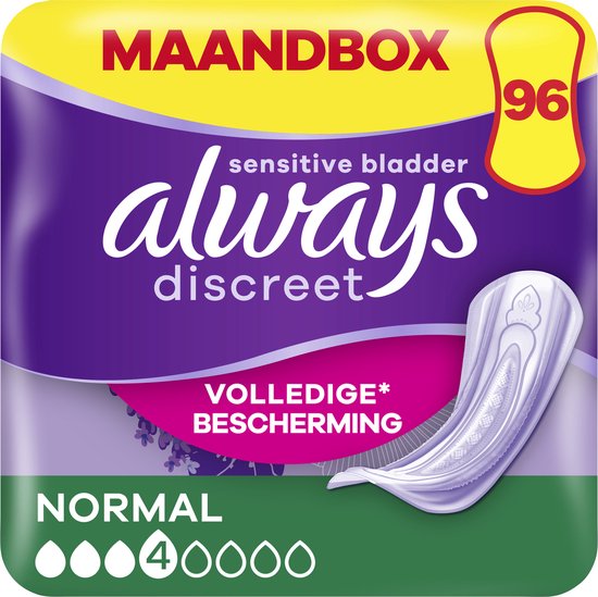 Always Discreet Inlegverband Normal – 96 stuks