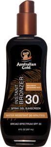 Australian Gold SPF 30 Spraygel met bronzer – 237 ml