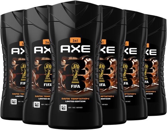 Axe 3-in-1 douchegel – Dark Temptation 6×250 ml