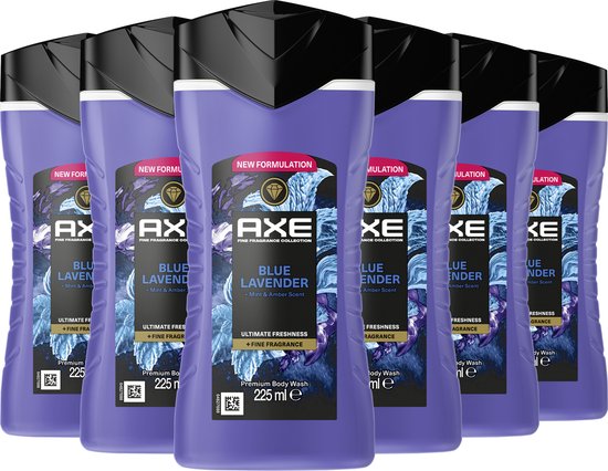 Axe Douchegel Fine Fragrance – Blue Lavender 6×225 ml