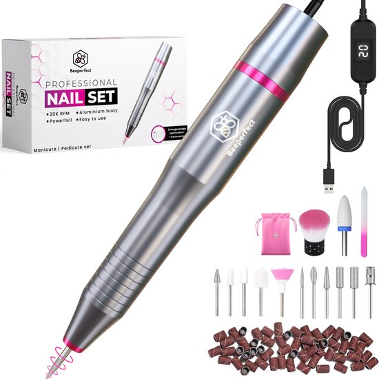 Beeperfect Elektrische Nagelfrees – 20.000 rpm
