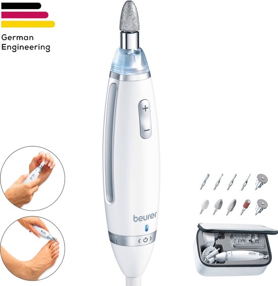 Beurer MP 62 Elektrische nagelfrees – 10 opzetstukken