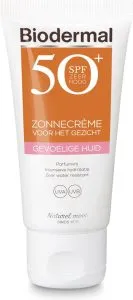 Biodermal Gevoelige Gezichts Zonnecrème SPF 50 – 50 ml