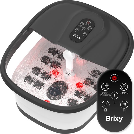 Brixy Voetbad met Massagerollers – Tot 45°C