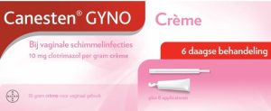 Canesten Gyno Crème Clotrimazol 35 g (6 wegwerpapplicators)