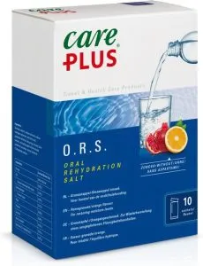 Care Plus ORS-zakjes – Granaatappel / Sinaasappel