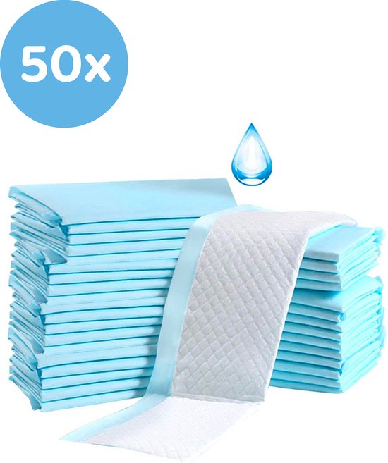CarePlus Absorberende Bedonderleggers 60×40 cm (50 stuks)