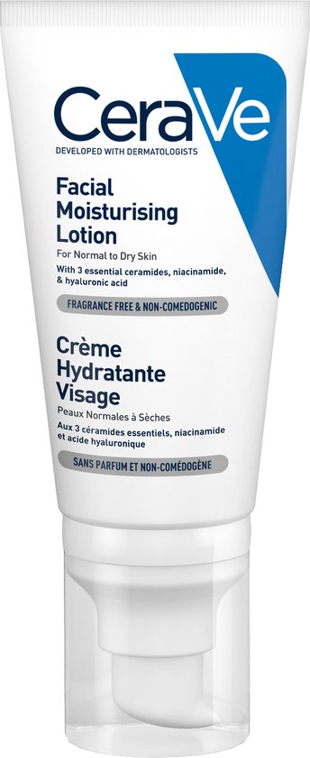CeraVe Gezichtscrème met Ceramiden & Niacinamide – 52 ml