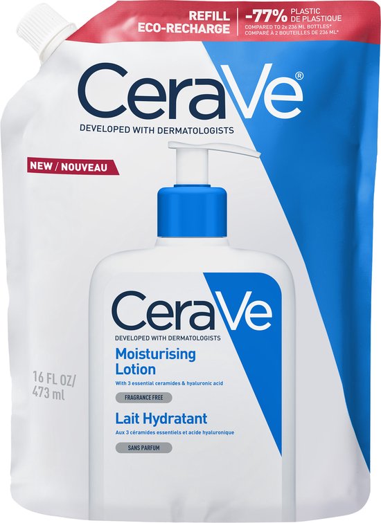 CeraVe Hydraterende Bodymilk Navulling – 473 ml