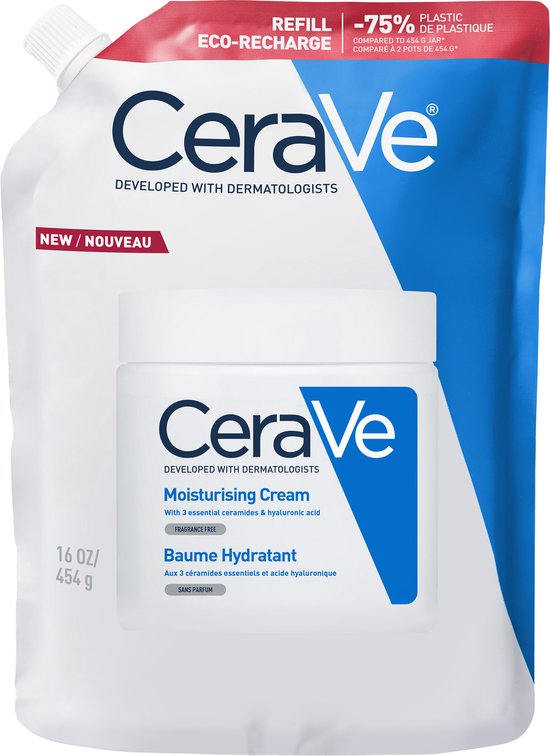 CeraVe Hydraterende Crème met Hyaluron & Ceramiden 454 g