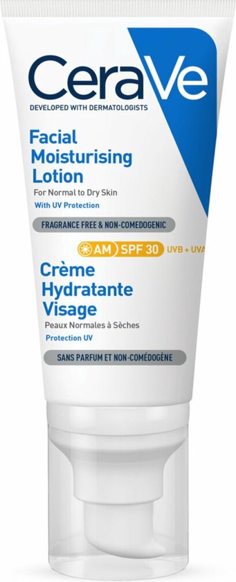 CeraVe Hydraterende Gezichtscrème SPF 30 – 3 x 52 ml