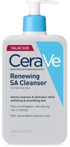 CeraVe Renewing SA Reiniger – Gezicht & Lichaam, 474 ml