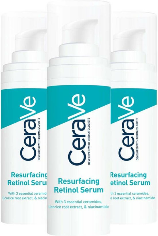 CeraVe Resurfacing Retinol Serum 3×30 ml
