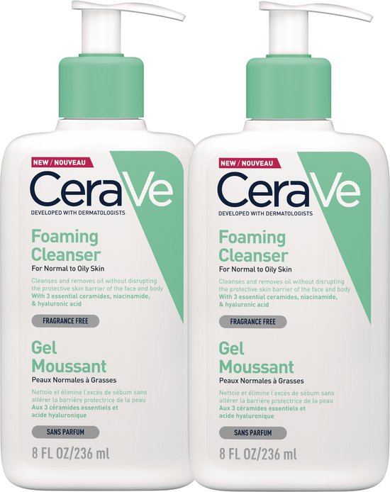 CeraVe Schuimende Reinigingsgel 2x 236 ml