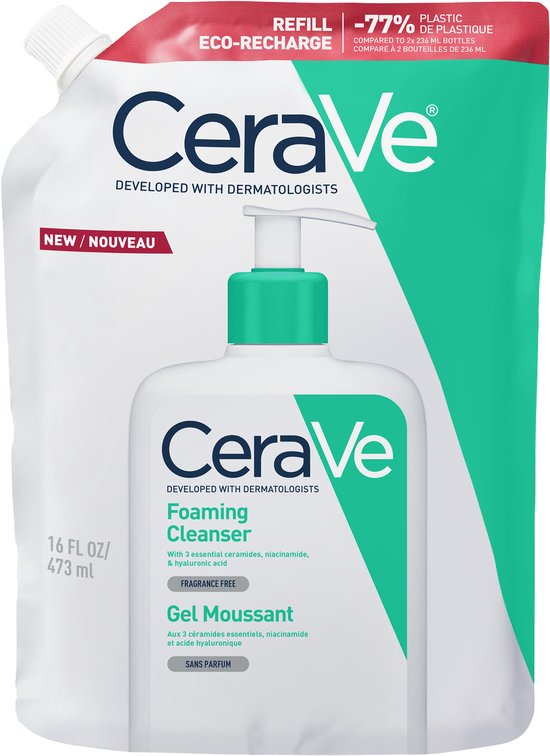 CeraVe Schuimende Reinigingsgel Navulling 473 ml