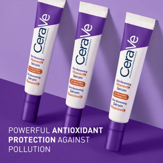 CeraVe Skin Renewing Serum 10% Vitamine C – 3 stuks