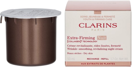 Clarins Extra-Firming Nachtcrème Navulling Droge Huid 50 ml