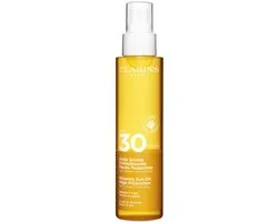 Clarins Glowing Zonneolie Hoge bescherming 150 ml