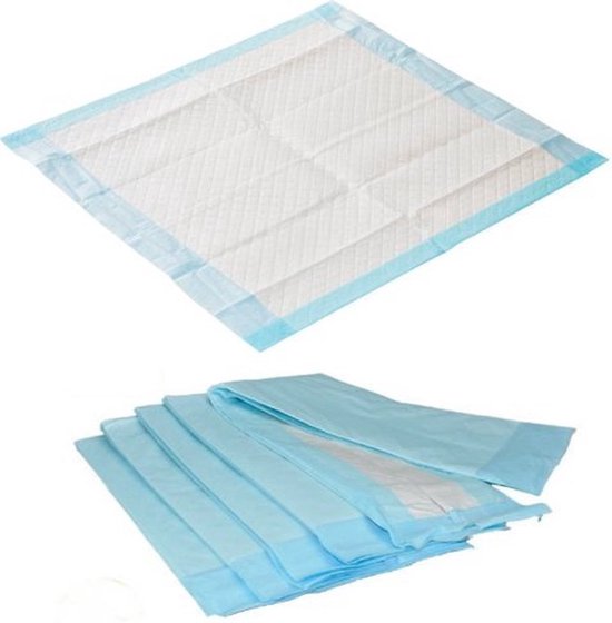 ComfortCare Wegwerp Onderleggers 60×90 cm – 25 st. – Blauw