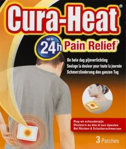 Cura Heat Warmtepleisters voor Rug en Schouder – 3 stuks