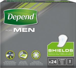 Depend Inlegkruisjes voor Mannen – 24 stuks