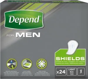 Depend Inlegkruisjes voor Mannen – 24 stuks