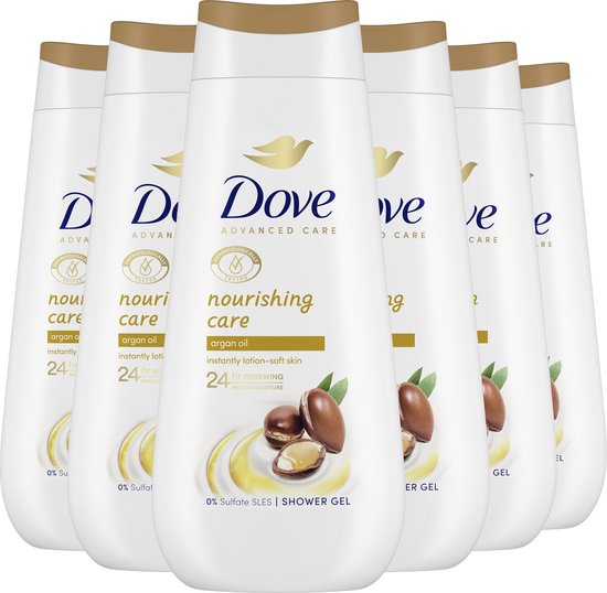 Dove Advanced Care Verzorgende Douchegel – 6×225 ml
