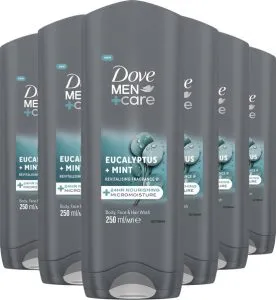 Dove Men+Care 3-in-1 Douchegel Eucalyptus + Mint 6x250 ml