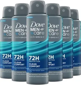 Dove Men+Care Antitranspirant Spray Clean Comfort 6×150ml