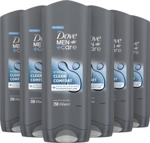 Dove Men+Care Clean Comfort 3-in-1 Douchegel – 6×250 ml