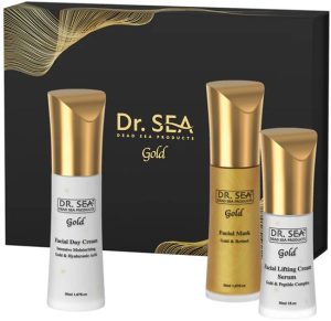 Dr. Sea Gold Huidlifting & Herstel Set – 3-delig