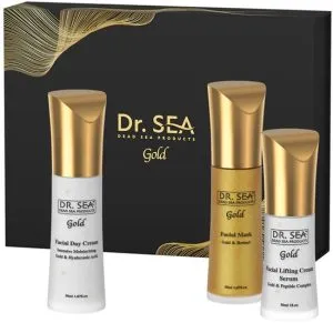 Dr. Sea Gold Huidlifting & Herstel Set – 3-delig
