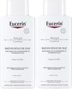 Eucerin AtopiControl Bad- en doucheolie – 2 x 400 ml