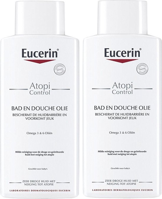 Eucerin AtopiControl Bad- en doucheolie – 2 x 400 ml