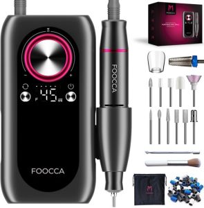 Foocca Elektrische Nagelfrees – Oplaadbaar 45.000 rpm