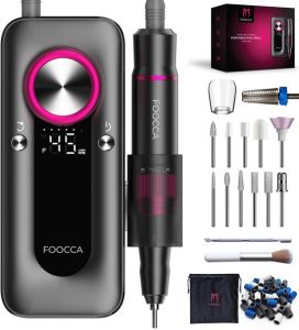 Foocca Elektrische Nagelfrees – Oplaadbaar 45.000 rpm