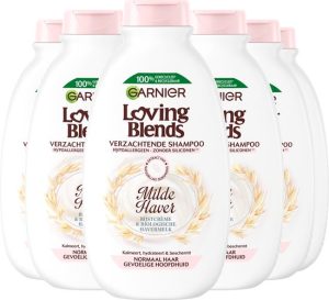 Garnier Loving Blends Milde Haver Shampoo – 6×300 ml