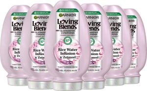 Garnier Loving Blends Rice Water Conditioner – 6 x 250 ml