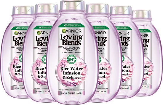 Garnier Loving Blends Rijstwater & Zetmeel Shampoo 6x300ml