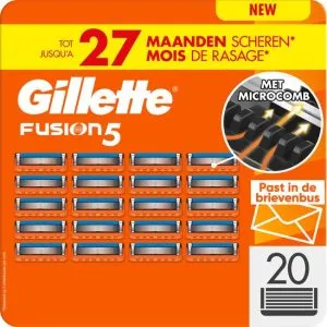 Gillette Fusion5 Scheermesjes – 20 stuks (brievenbus)