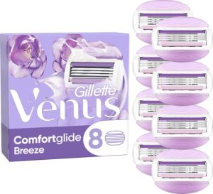 Gillette Venus Comfortglide Breeze Navulmesjes – 8 stuks