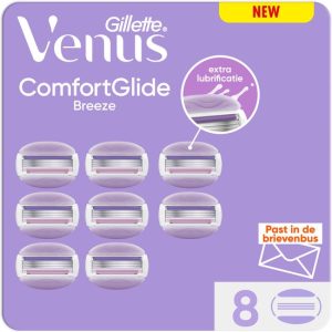 Gillette Venus ComfortGlide Breeze scheermesjes – 8 stuks