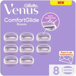 Gillette Venus ComfortGlide Breeze scheermesjes – 8 stuks