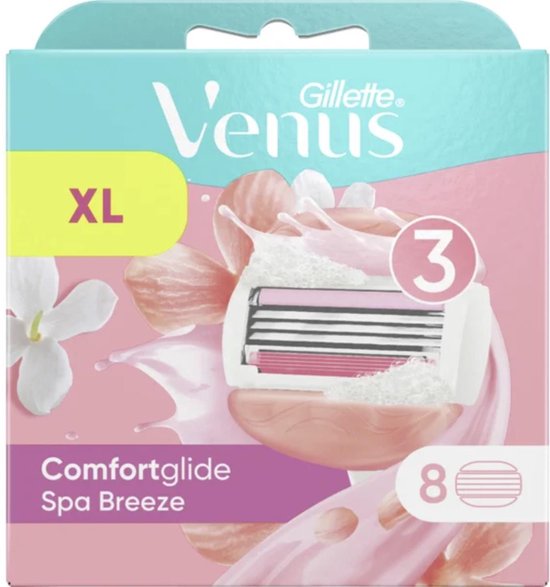 Gillette Venus ComfortGlide Spa Breeze – 8 navulmesjes