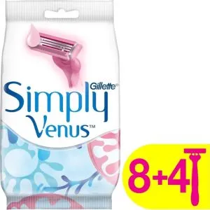 Gillette Venus Simply 3 Wegwerpmesjes 12 stuks