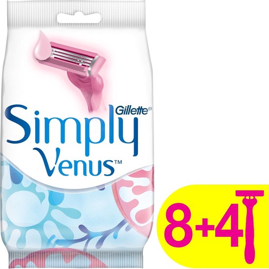 Gillette Venus Simply 3 Wegwerpmesjes 12 stuks