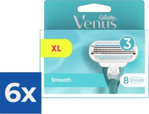 Gillette Venus Smooth Navulmesjes – 6 stuks