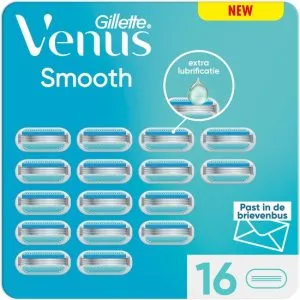 Gillette Venus Smooth Scheermesjes – 16 navulmesjes